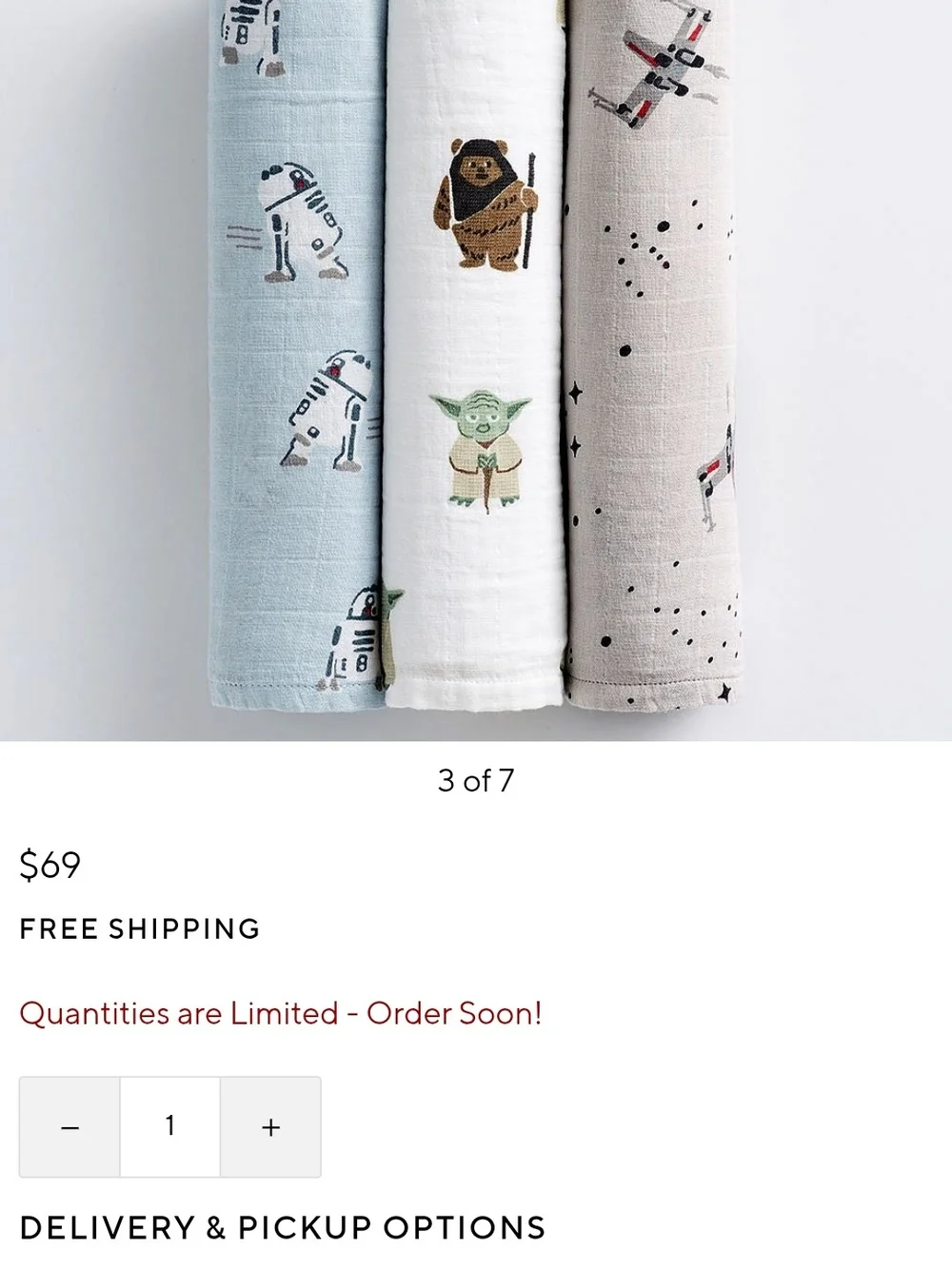 Pottery Barn Kids Swaddle Blankets